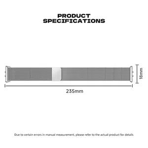 サムスンギャラクシーウォッチフィット<span class=keywords><strong>3</strong></span>アクセサリー用磁気ストラップサムスンギャラクシーフィット<span class=keywords><strong>3</strong></span>バンド用ミラネーゼループステンレス鋼ブレスレット - Product Image 6