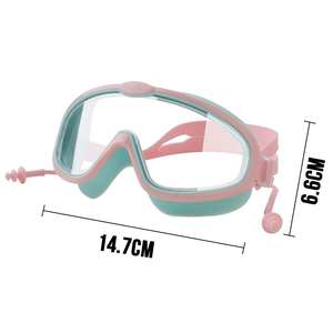 <span class=keywords><strong>Lunettes</strong></span> de natation grand cadre étanche anti-buée <span class=keywords><strong>avec</strong></span> des bouchons d'oreille monobloc <span class=keywords><strong>lunettes</strong></span> de natation pour enfants - Product Image 4