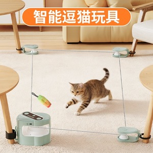 Jouet pour chat télécommandé, appât sonore électrique pour oiseaux, jouet interactif pour animaux de compagnie pour jouer en intérieur avec réglage à distance - Product Image 5