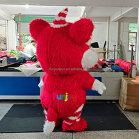 Costume de mascotte gonflable Lion Chinois pour la marche, idéal pour le Nouvel An Chinois, les défilés et le cosplay
