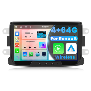 Lecteur audio stéréo Android DVD MP5 2 Din pour Renault <span class=keywords><strong>Clio</strong></span> <span class=keywords><strong>3</strong></span> 4 8'' avec Wi-Fi AHD ASP DSP 360 °   Écran 4K, caméra 1080P, ventilateurs - Product Image 6