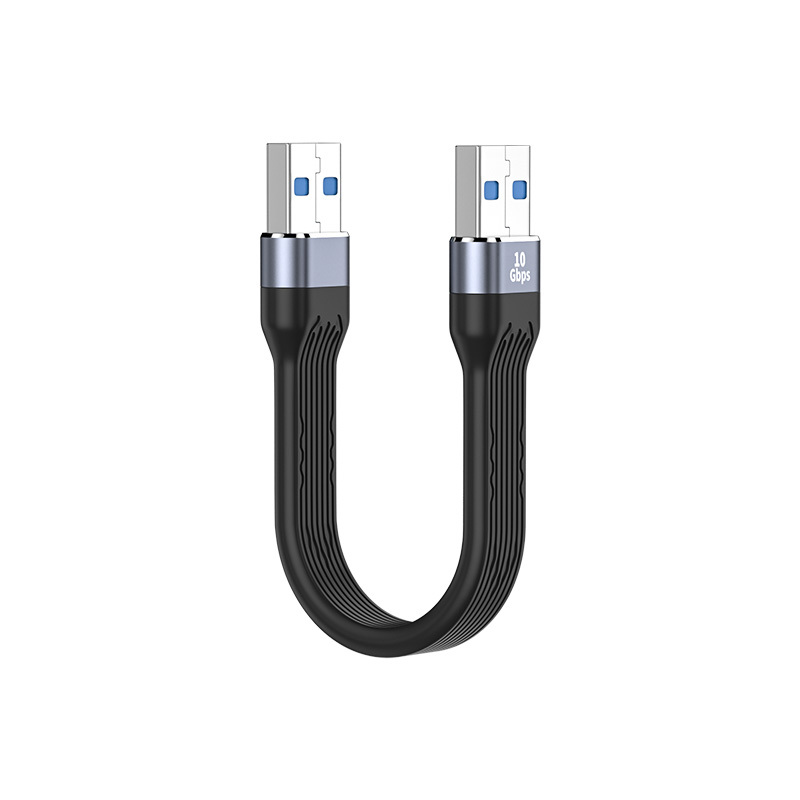 Cavo USB maschio-maschio 13 cm nero