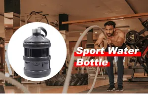 Neues Design 1 Gallone Kunststoff Wasserkrug Wasserkrug Fitness studio mit Seiten griff Fitness studio Wasserkrug