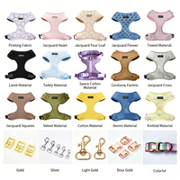 Ensemble de collier, sac, laisse et harnais pour chat et chien, durable, confortable, tendance, vente chaude, de qualité supérieure, personnalisable avec logo et motif, vente en gros, luxe