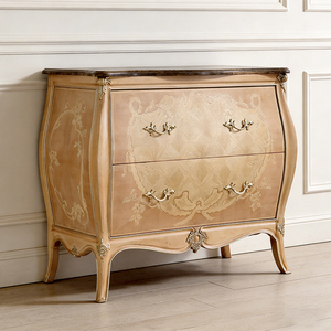 Meuble buffet de luxe rustique et royal, design antique, <span class=keywords><strong>pour</strong></span> salle à manger et salon, table d'entrée en bois avec tiroirs - Product Image 1