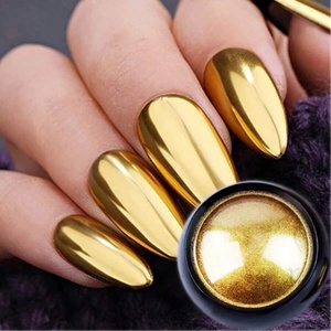 <span class=keywords><strong>Polvo</strong></span> de Espejo Dorado SH para Decoración de <span class=keywords><strong>Uñas</strong></span>, Pigmento Inorgánico con Efecto Cromo, Hecho de Acrílico, <span class=keywords><strong>Polvo</strong></span> Metálico y Lentejuelas - Product Image 2