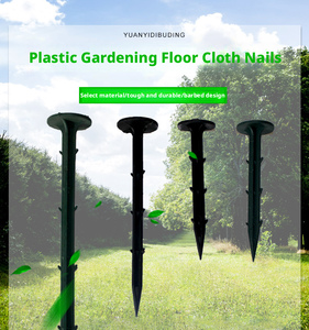 En gros, Piquets de fixation pour film de paillage, toile anti-mauvaises herbes de serre, toile d'ombrage et filet anti-insectes en plastique - Product Image 5