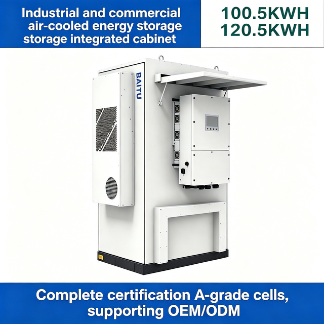 Industrial Commercial LiFePO4 Solar Storage System On-Grid BESS 400V Hybrid Grid Integration CE Certified 50/100kW Battery
