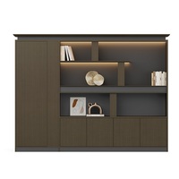 Bureau de poste de travail modulaire moderne Factory Direct avec rangement et combinaison gratuite en forme de L rectangulaire