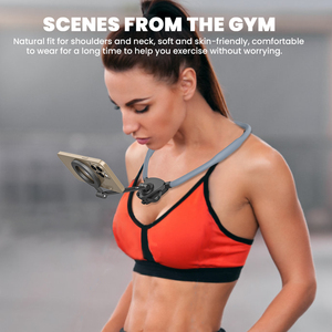 Universelle magnetische Hals halterung für Telefone Hals Handyst änder POV/Vlog Selfie Mount Hand Free <span class=keywords><strong>Phone</strong></span> Hals halter - Product Image 4