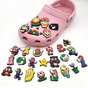 Venta al por mayor de abalorios personalizados para zapatos Brothers Game Shoe Decoration Pvc Shoe Charm para zuecos Supers Maori Accesorios - Product Image 3