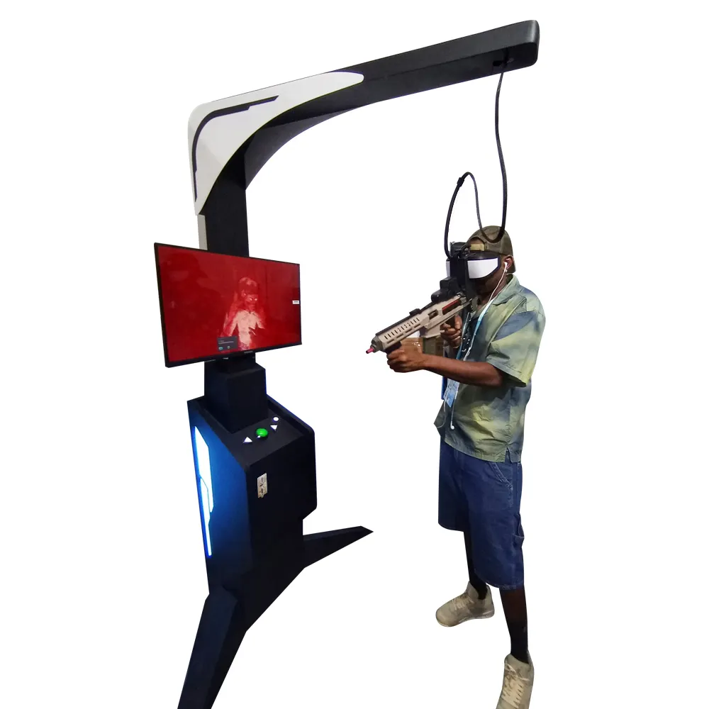 Yhy simulator ציוד vive dp משקפיים טביעת רגל קטנה שירות עצמי פונקציות 9d vr ירי סימולטור ירי