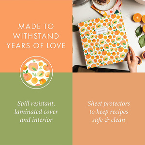 Reliure à anneaux personnalisée à 3 anneaux, carnet <span class=keywords><strong>de</strong></span> recettes, <span class=keywords><strong>livre</strong></span> <span class=keywords><strong>de</strong></span> cuisine, classeur <span class=keywords><strong>de</strong></span> fichiers, organisateur - Product Image 5