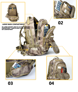 Protector Plus Tactical Bag 600D Outdoor Casual Sport Men Durable Water Resistant <b>Back</b> <b>Pack</b> Custom Camo MOLLE Tactical Backpacks - Product Image 6