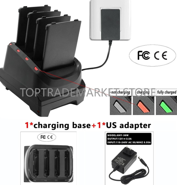 4-Slot Battery Charger Cradle for TC21-TC26 (SAC-TC2Y-4SCHG-01)