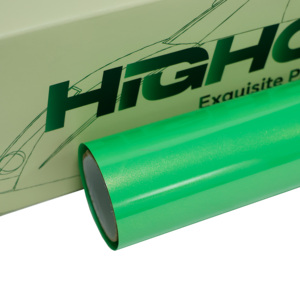 HIGHCOOL, envoltura de vinilo para coche antiarañazos verde manzana, escudo UV autorreparable, PPF, película de protección de superficie corporal brillante, PVC a prueba de rayos UV - Product Image 3