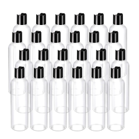 3oz 4oz 5oz 6oz 8oz Shampooing Lotion Soins des cheveux 100ml Bouteilles à disque de presse en plastique PET avec bouchons à disque rabattable or argent blanc noir