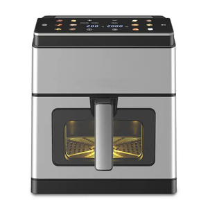 2024 Aparato de cocina más nuevo más vendido en EE. UU. Sin aceite Pantalla táctil digital Visible Freidora de aire 8l con Wifi - Product Image 2