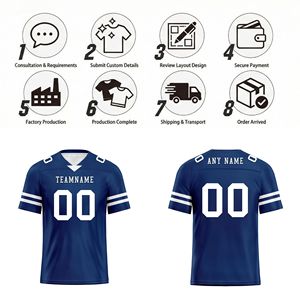 Jersey Sepak Bola Tim Massal OEM ODM Cetak Sesuai Permintaan Tambahkan Logo Kustom Nama Pribadi Atletik FBJ02-24017026 - Product Image 4