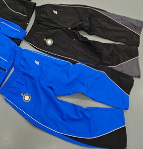 Pantaloni Sportivi in Nylon con Logo Ricamato Personalizzato, Strisce Laterali, Gamba Larga, Stile <span class=keywords><strong>Baggy</strong></span> per Uomo - Product Image 2