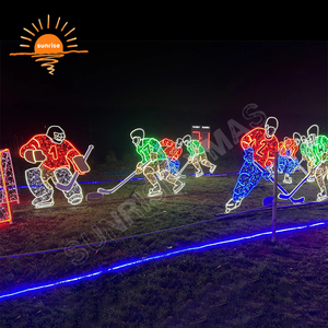 Pantallas <span class=keywords><strong>de</strong></span> luces navideñas Juego <span class=keywords><strong>de</strong></span> <span class=keywords><strong>Navidad</strong></span> Tema <span class=keywords><strong>de</strong></span> hockey sobre hielo Espectáculo <span class=keywords><strong>de</strong></span> luces LED en el escenario Canción y club <span class=keywords><strong>de</strong></span> baile Motivo Decoración <span class=keywords><strong>para</strong></span> festivo - Product Image 1