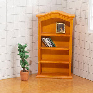 Mini 1:12 modèle de meubles de maison de poupée étagère verticale créative et armoire pour tirer des ornements bricolage jouet en bois - Product Image 3