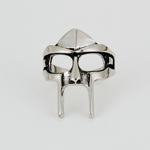 Anillo Masculino con Diseño de Máscara de Faraón, Ajustable, con Calavera Irregular, Joyería, Regalo - Product Image 2