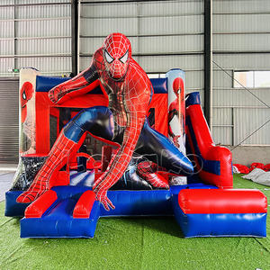 Château gonflable Spiderman Combo avec toboggan - Product Image 2
