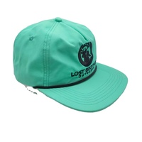 5 Panel Cap Custom Touw Hoed Nylon Ongestructureerde Hoed Nylon Snapback Nylon 5 Panel Hoeden