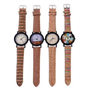 Orologi da Polso al Quarzo di Lusso Moda 2026, Tema Marino <span class=keywords><strong>con</strong></span> Cinturino Effetto Legno, Orologi da Donna - Product Image 6