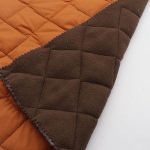Tela Acolchada con Rejilla de Diamantes Personalizable, Forro Polar Compuesto 100% Poliéster, Impermeable, Cortavientos, Cálido, para Abrigo de Niña - Product Image 2