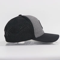Casquette imperméable haute performance avec perforations découpées au laser, idéale pour le golf et autres sports, casquettes de sport personnalisées unisexes