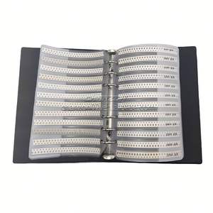 Puce de résistance SMD 0402 0603 0805 1206 livre d'échantillons 1% 5% 0 à 10M Ohm 170 valeur toutes les séries Kit d'assortiment d'échantillons assortis - Product Image 5