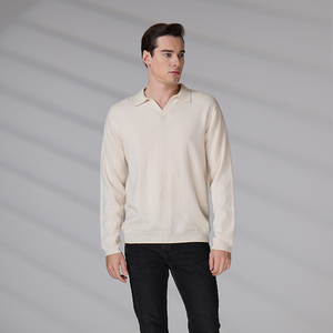 Suéter de Punto Personalizado con Logotipo, Moda en Tejidos de Punto, Cuello en V, Manga Larga, Jersey, Camisa de Negocios Tejida - Product Image 1