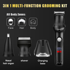 HIENA HYN-T20 Herramienta de Aseo 4 en 1 Todo en Uno, Afeitado, Recorte, Detalle y Estilo con un Solo Dispositivo, Recargable por USB, Portátil para Hombres en Movimiento - Product Image 6