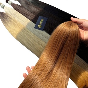 Extensiones de Cabello Humano Vietnamita a Granel, Puntas Gruesas, Cabello Virgen, Color Marrón # 3Q Colores Personalizados Diversos - Product Image 1