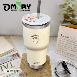 Vente en gros OMORY Hello Original 900ml Tasse isotherme à large ouverture à double paroi sous vide pour usage quotidien - Product Image 4