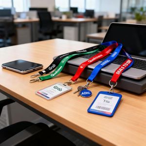 OEM <b>Polyester</b> <b>Lanyard</b> ID Card Holder with Durable Hook, Wedding & Business Gift, Eco-Friendly & Moisture-Proof - Product Image 2
