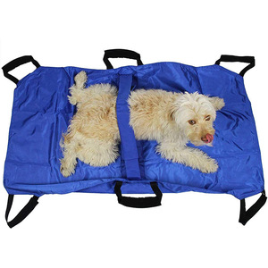 Brancard souple de transport pour animaux de compagnie, en nylon rouge, anti-morsure, pour chiens et chats - Product Image 2