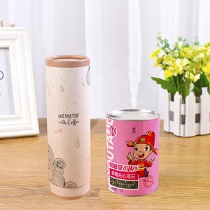 Tube de papier de conception de cylindre rond <span class=keywords><strong>pour</strong></span> l'emballage alimentaire biodégradable de noix de chips de pomme de terre boîte-cadeau élégante élégante - Product Image 6