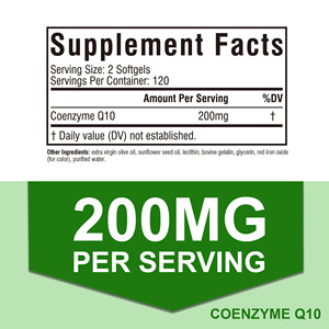 Gélules de CoQ10 ODM OEM : Soutient la cognition, propriétés antioxydantes, améliore la production d'énergie et favorise le bien-être mental - Product Image 3