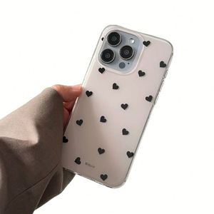 Funda de teléfono móvil Love Heart de pantalla completa para IPhone 16 15 14 13 12 11 Pro Max Plus Girl Style a prueba de golpes anticaída - Product Image 5