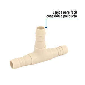 Scatola da 10 unità di inserti a T 3-4 connettori Foset in polipropilene - Product Image 2