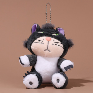 Portachiavi Gatto <span class=keywords><strong>Lucifero</strong></span> Creativo, Ciondolo Borsa Gattino con <span class=keywords><strong>Occhi</strong></span> Inclinati, Piccola Bambola in Cotone PP, Portachiavi Peluche Gatto - Product Image 5