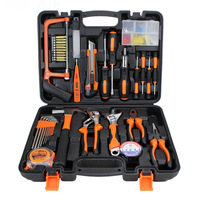 Tmaxtool, оптовая продажа, набор бытовых инструментов, плоскогубцы, плоская отвертка, универсальный нож, электрозонд, шестигранный ключ, ящик для инструментов
