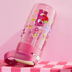 500ml Strawberry Bear, Buzz Light Year, Elsa <strong>Princess</strong>, Marvel Factor Cartoon Design Tritan <strong>Water</strong> <strong>Bottle</strong> for Kids - Product Image 5