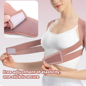 Ceinture <span class=keywords><strong>de</strong></span> maintien dorsale réglable, légère et respirante avec fermeture auto-agrippante pour la correction <span class=keywords><strong>de</strong></span> la posture et <span class=keywords><strong>le</strong></span> soulagement <span class=keywords><strong>de</strong></span> la cyphose - Product Image 4