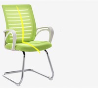 Chaise de bureau ergonomique au design moderne, avec cadre chromé et blanc, pour ordinateur, vente en gros, mobilier de bureau