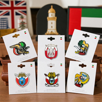 2000 + Style EAU Métal Emblème Pins Officiel Falcon Émail Broches ou Téléphone Autocollants Fête Nationale Promos Emirate City Cadeau Personnalisé