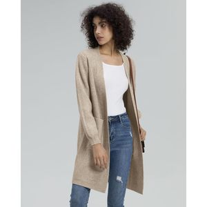 FOXA Women's <b>Chunky</b> <b>Cardigan</b> Open Front <b>Knit</b> Oversized Long Sleeve Casual Solid Sweater Jacket With Pockets - Product Image 6